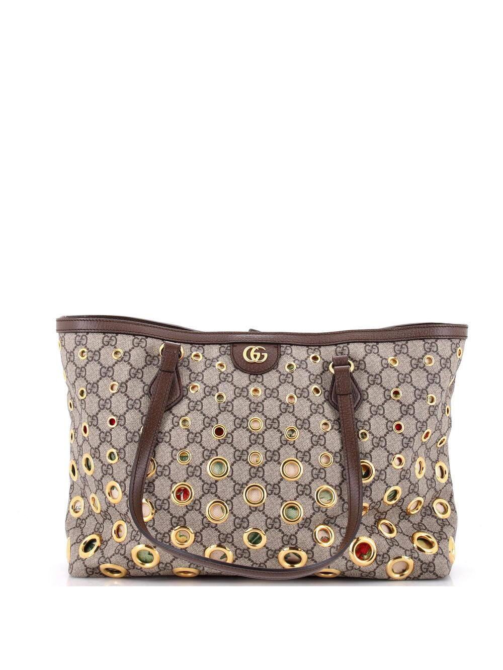 Gucci Ophidia Tote Grommet Gg Coated #374930G17B